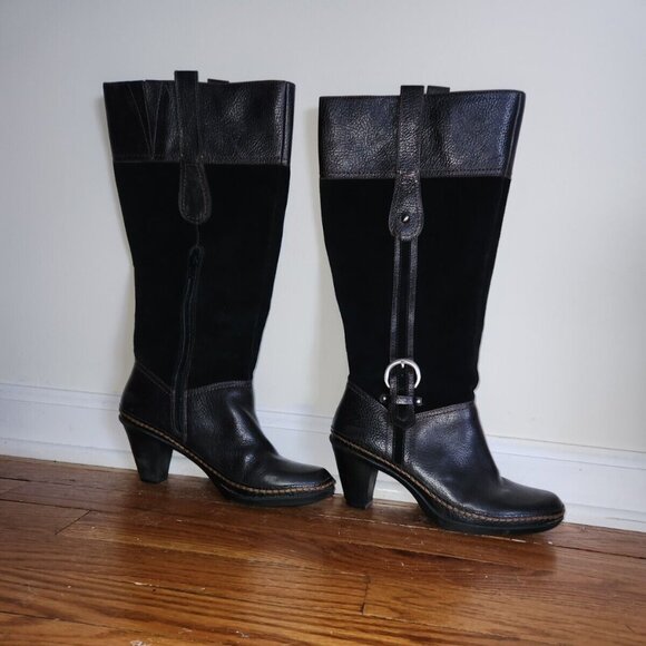 Naturalizer Shoes - Naturalizer Boots Black Leather Tall Classic Dandy N5 Comfort Women's Sz 7.5 W